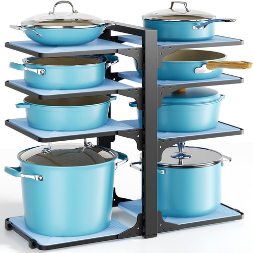Pots and pans organizer under - pans,