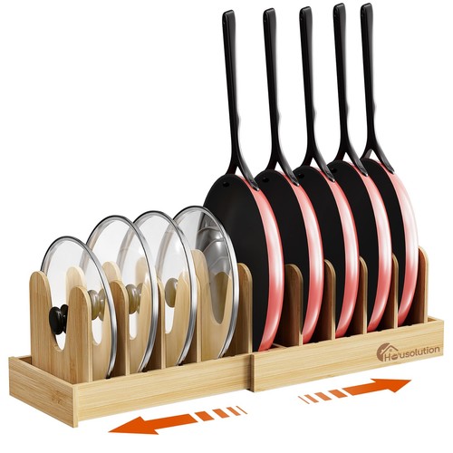 Pot and pan organizer for - and,