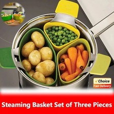 3Pcs Saucepan Divider Steamer
