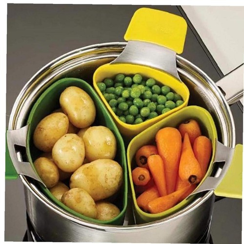 Triple divider nest steaming - triple,