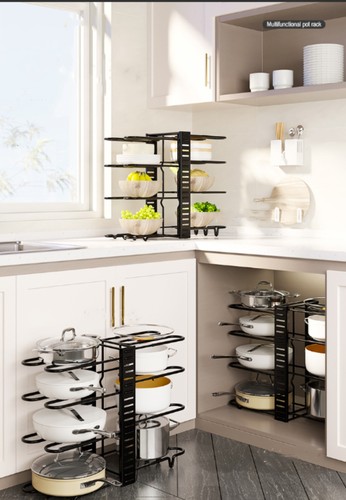 Tiers saucepan storage rack - tiers,