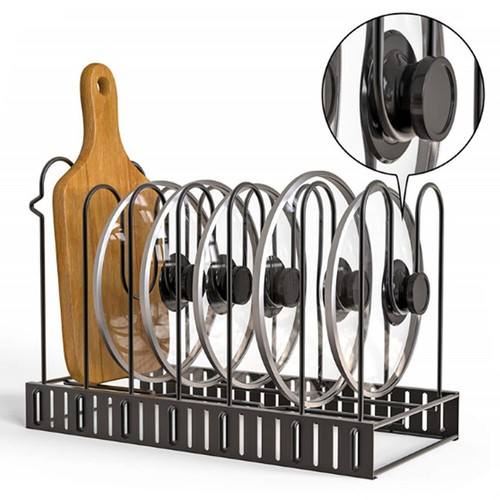 Extendable pot lid rack - extendable,